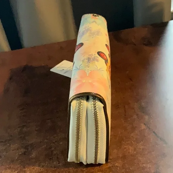 NWT Brentano Double Zippy Wristlet Wallet Dog In a Wagon - Picture 5 of 10